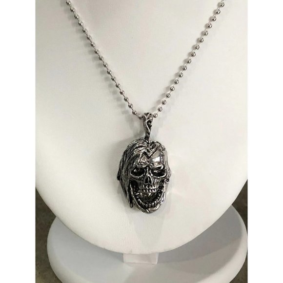 5/$20 Gothic Skull Horror Necklace Charm Iron Maiden - Picture 6 of 6